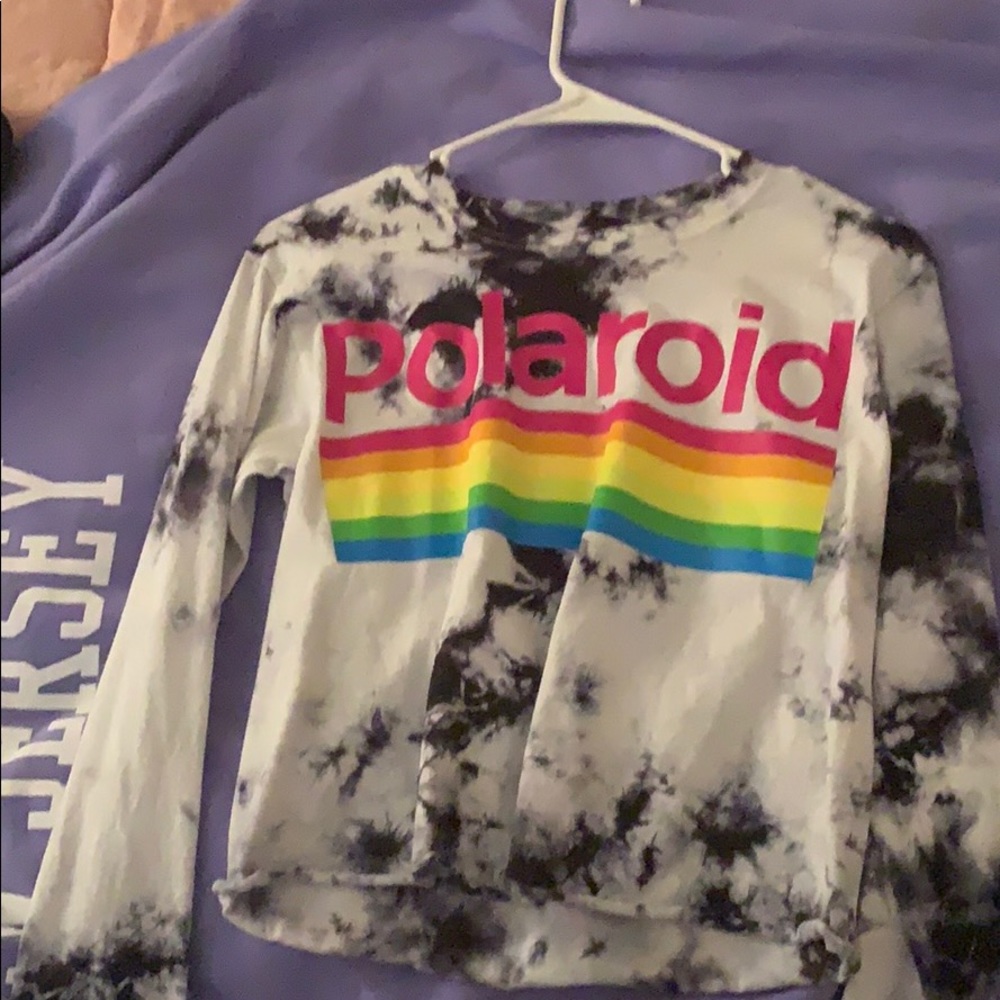polaroid crop long sleeve